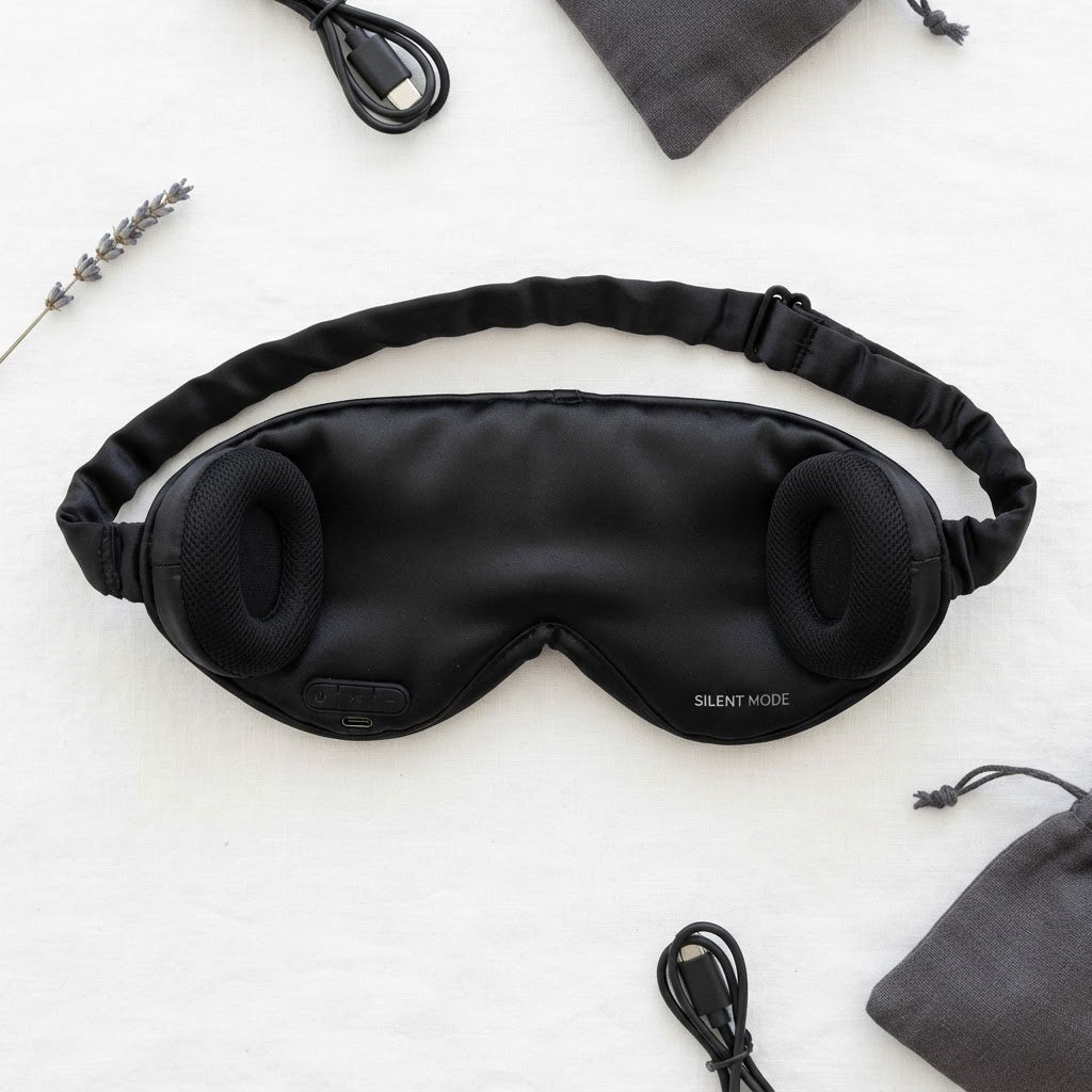 SilkSound Sleep Mask with Bluetooth Speakers