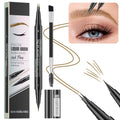 Microblading Eyebrow Pencil ,2-in-1 Dual-Ended Eyebrow Pen With