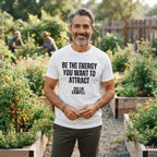 Be the Energy You Want to Attract — Premium T-Shirt | COLLIN CAMPELL product image