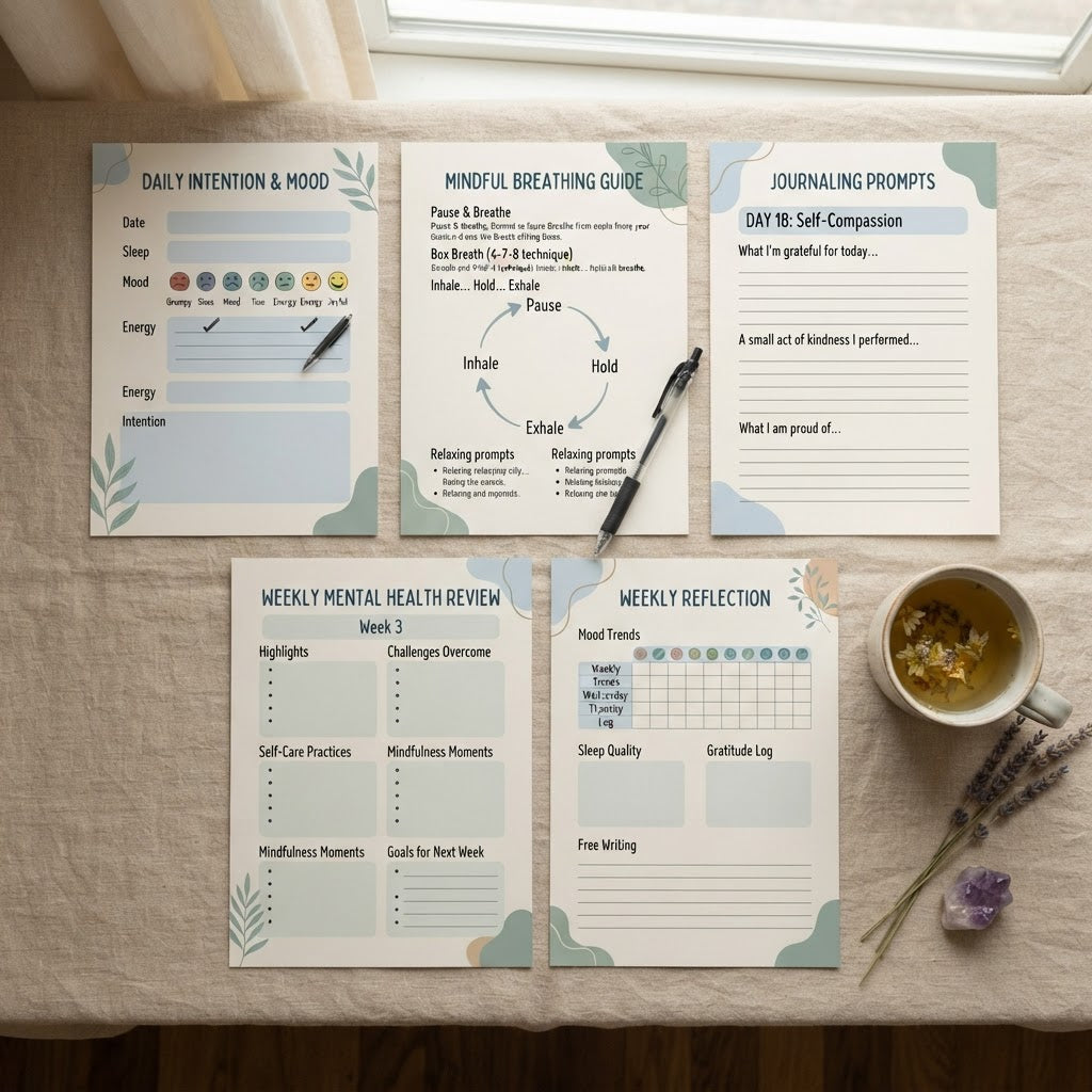 Inside the Sleep Optimization Guide - Digital Download - sample interior pages