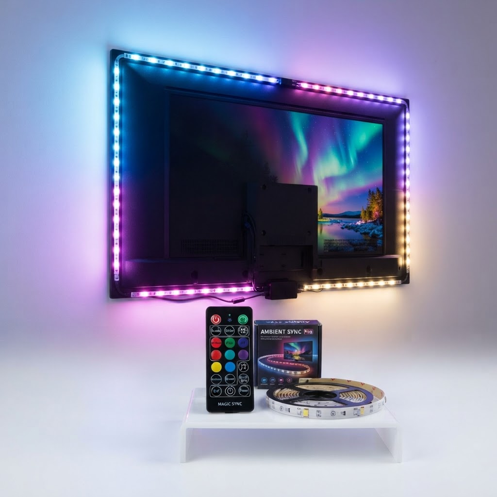 TV Backlight Strip — Smart Sync Remote Control