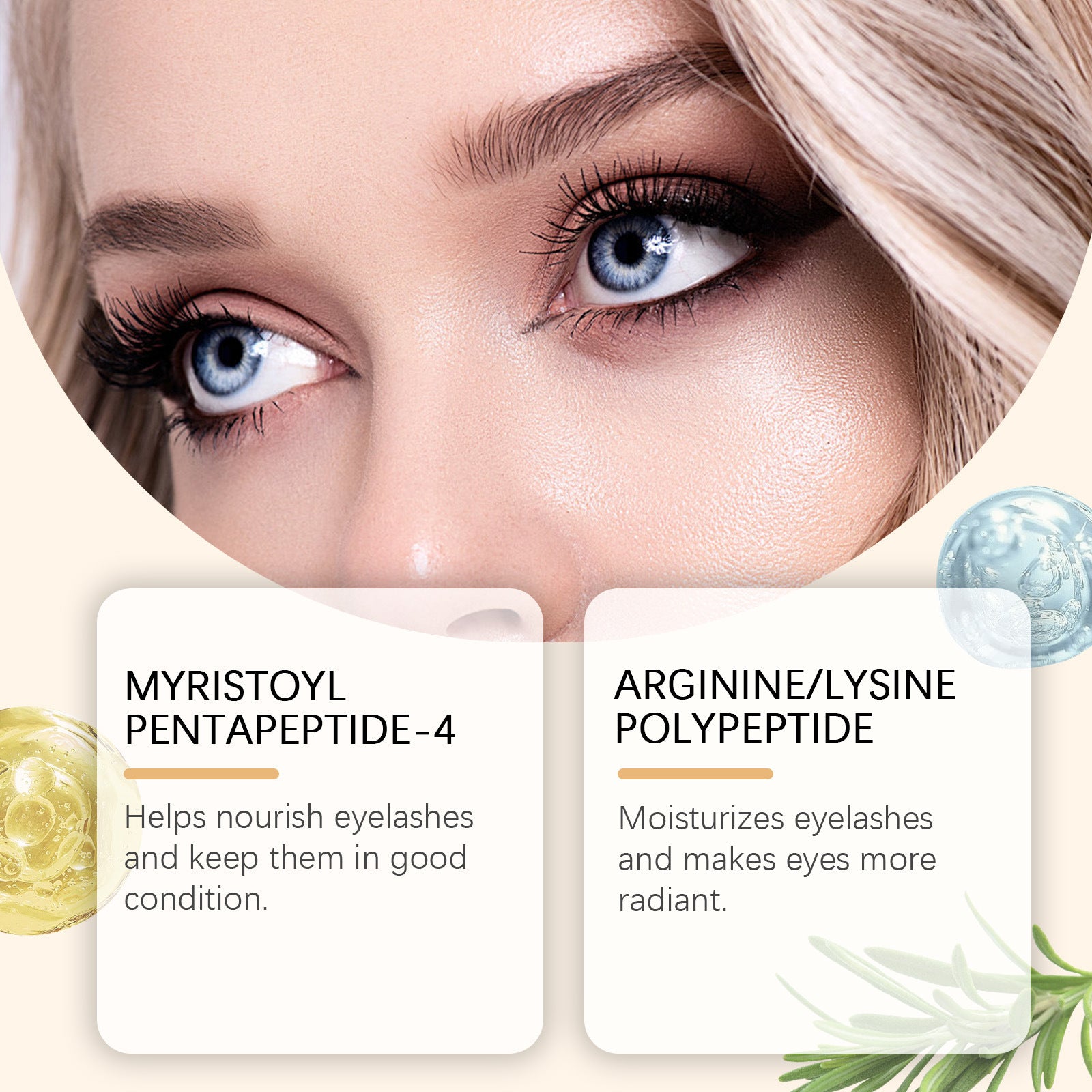 Eyelash Serum Naturally Styles Lashes Long-Lasting No Smudging