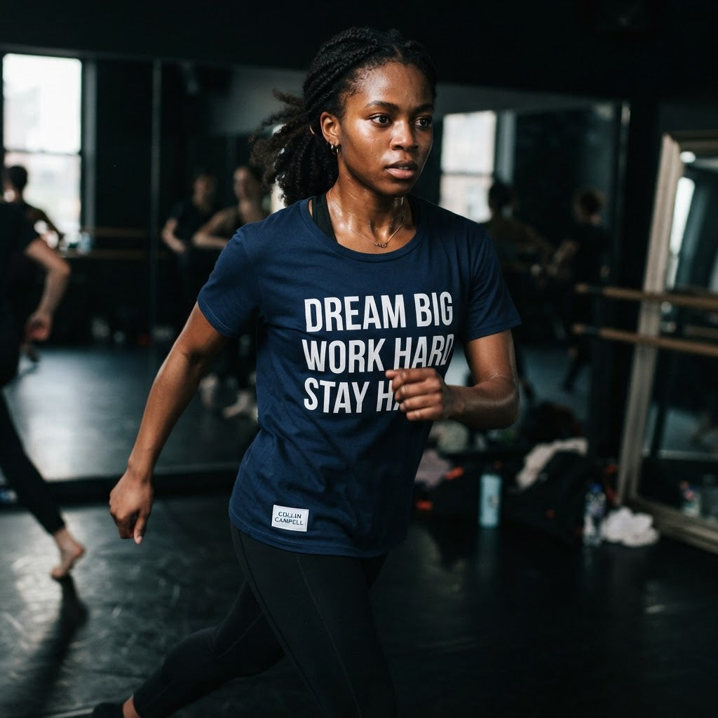 Dream Big, Work Hard, Stay Humble — Premium T-Shirt | COLLIN CAMPELL product image