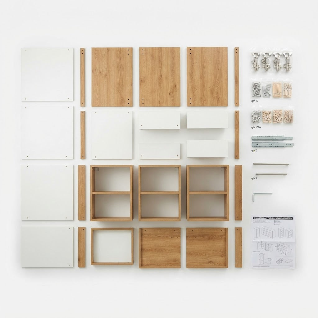 DIY Modular Cabinet System - Connect & Build