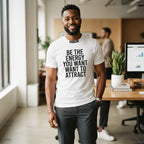 Be the Energy You Want to Attract — Premium T-Shirt | COLLIN CAMPELL product image