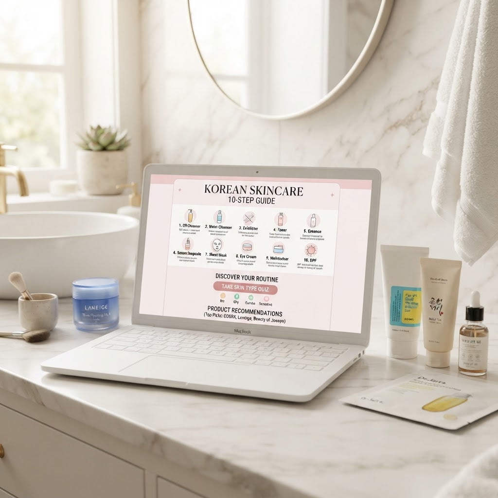 Digital preview of Korean Skincare 10-Step Guide - Digital Download