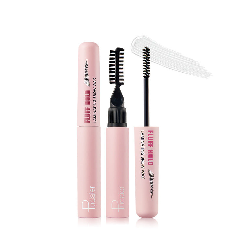 European And American Double-headed With Brow Groomer Eyebrows Hair Styling Cream Colorless