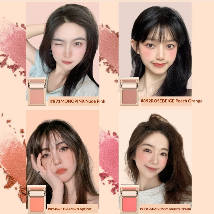 Natural Matte Highlighting Single-Color Blush Matte Blush Palette