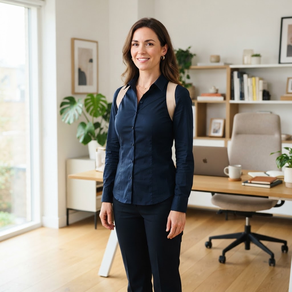 Adjustable Posture Corrector Back Brace — Breathable Support for Men & Women