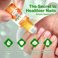 Nail Care Gift Set — Anti-Ingrown Nail Cuticle Nourishin + Nail Powder Nail File Rhinestone Je