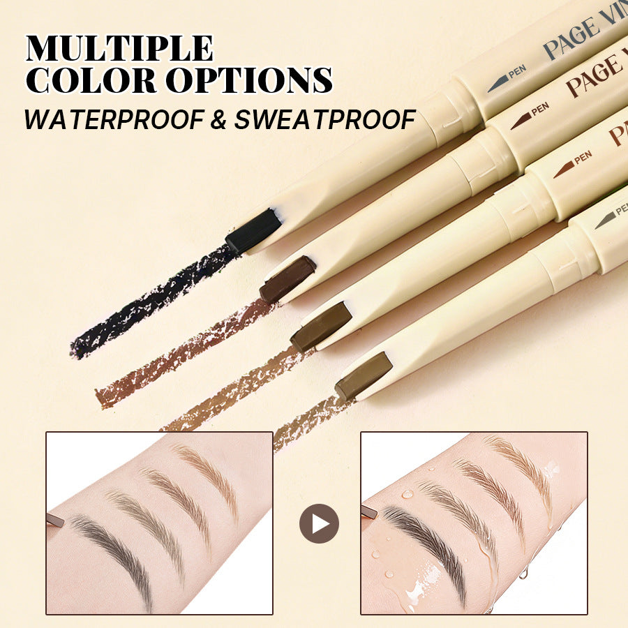 Double-ended Eyebrow Trimmer Liquid Mascara Brush