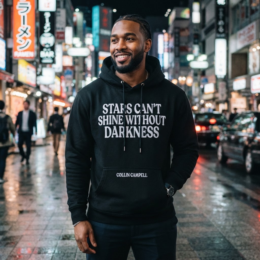 Stars Can't Shine Without Darkness — Premium Hoodie | COLLIN CAMPELL product image