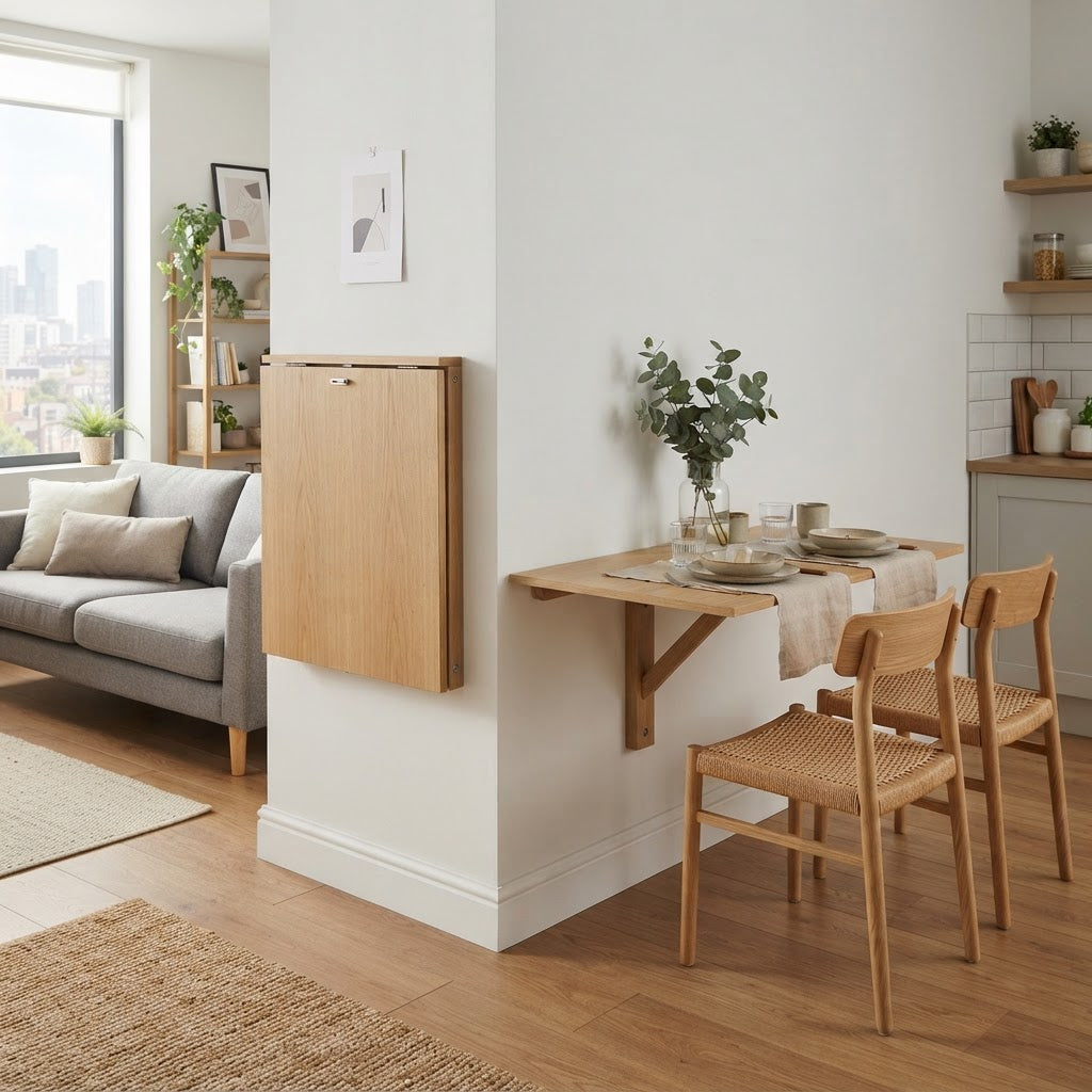 Wall-Mounted Folding Dining Table