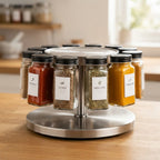 Rotating Spice Rack Organizer - 360 Spin