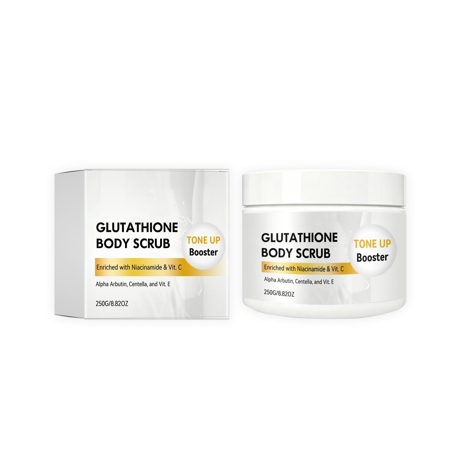 Skincare Ritual Gift Set — Brightening Body Scrub + Moisturizing Water, Light Sense, Co
