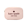 Kate Spade Mini Pink Embossed Leather Glitter Camera Bag