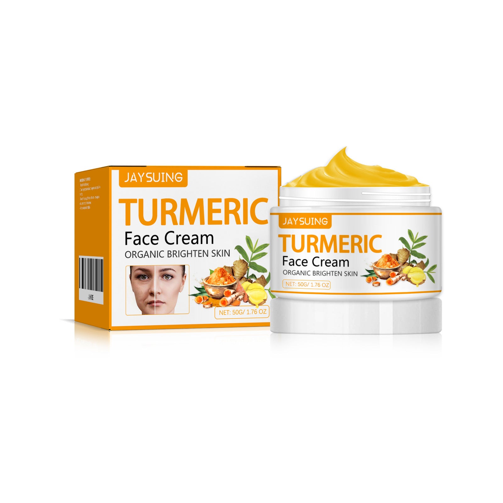 Jaysuing Turmeric Skin-Beautifying Cream Cross-border