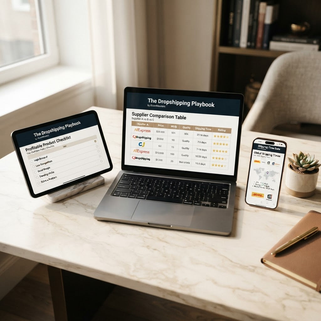 The Dropshipping Playbook — From $0 to $10K/Month