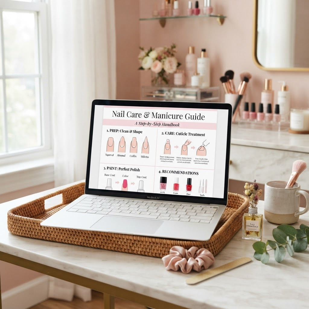 Digital preview of Nail Care & Manicure Guide - Digital Download