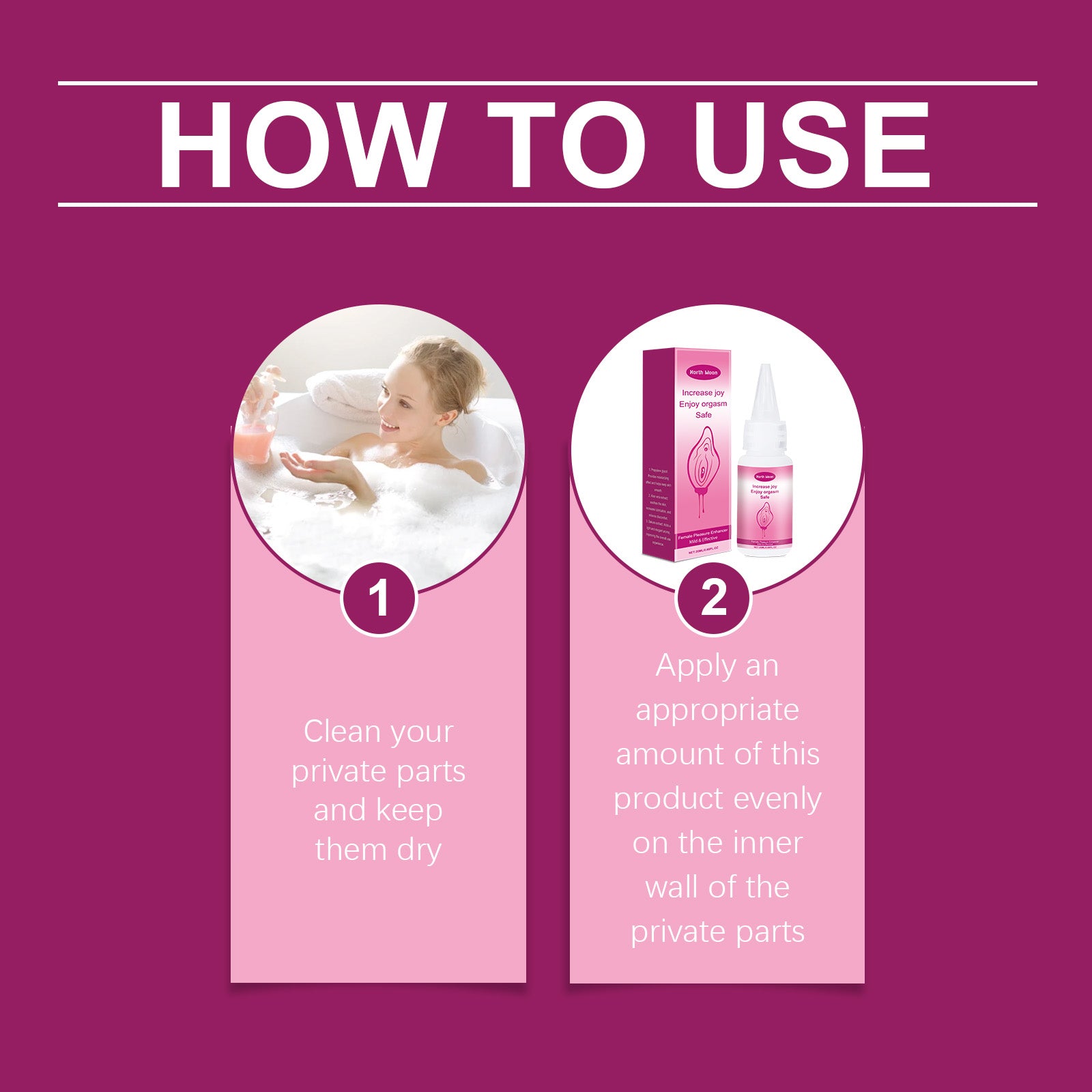 Female Intimate Comfort Serum, Gentle Moisturizing Lubricant For