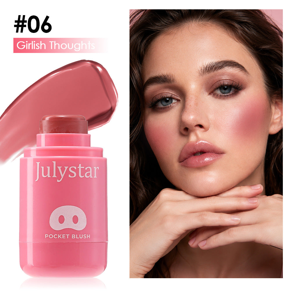 Moisturizing Water, Light Sense, Color Expansion, Natural Lip And Cheek Dual-use Powder Blusher Cream