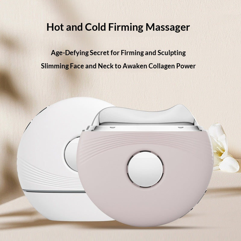 Red-and-Blue Light Gua Sha Device Home-Use Neck Beauty Tool