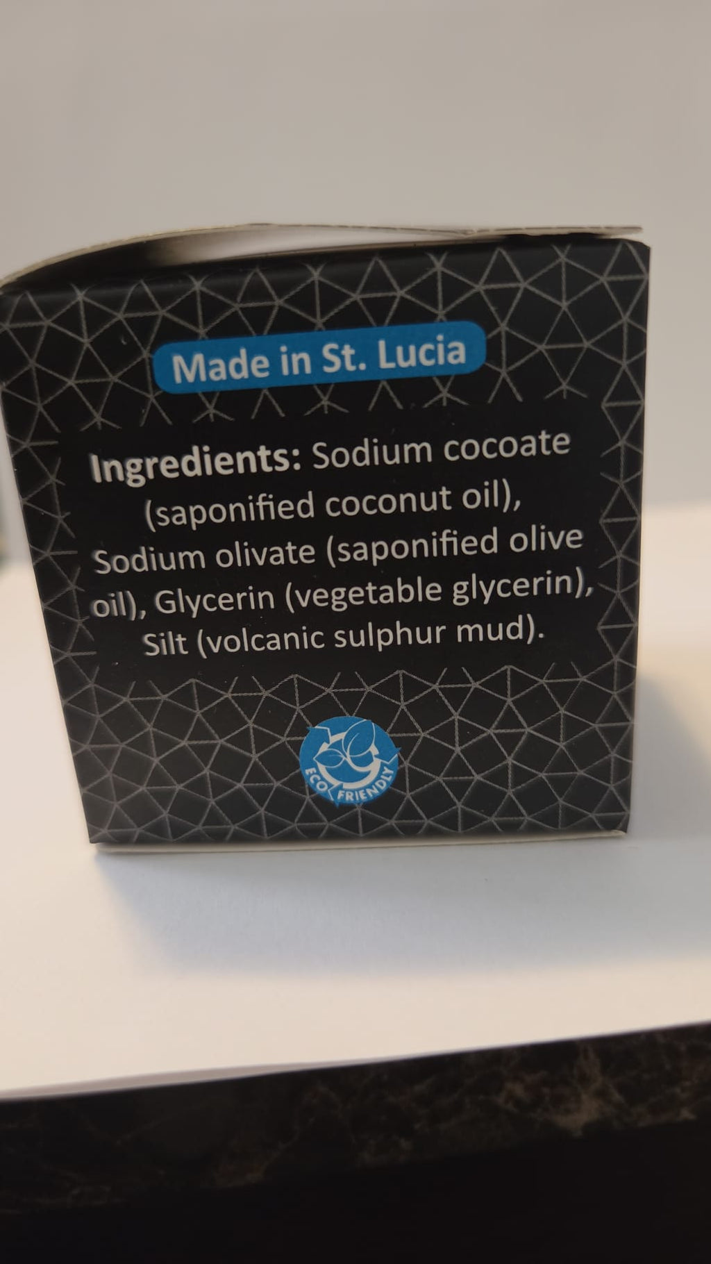 Volcanic Sulphur Mud Soap — Caribbean Blue Naturals, St. Lucia (85g) — Ships Today!