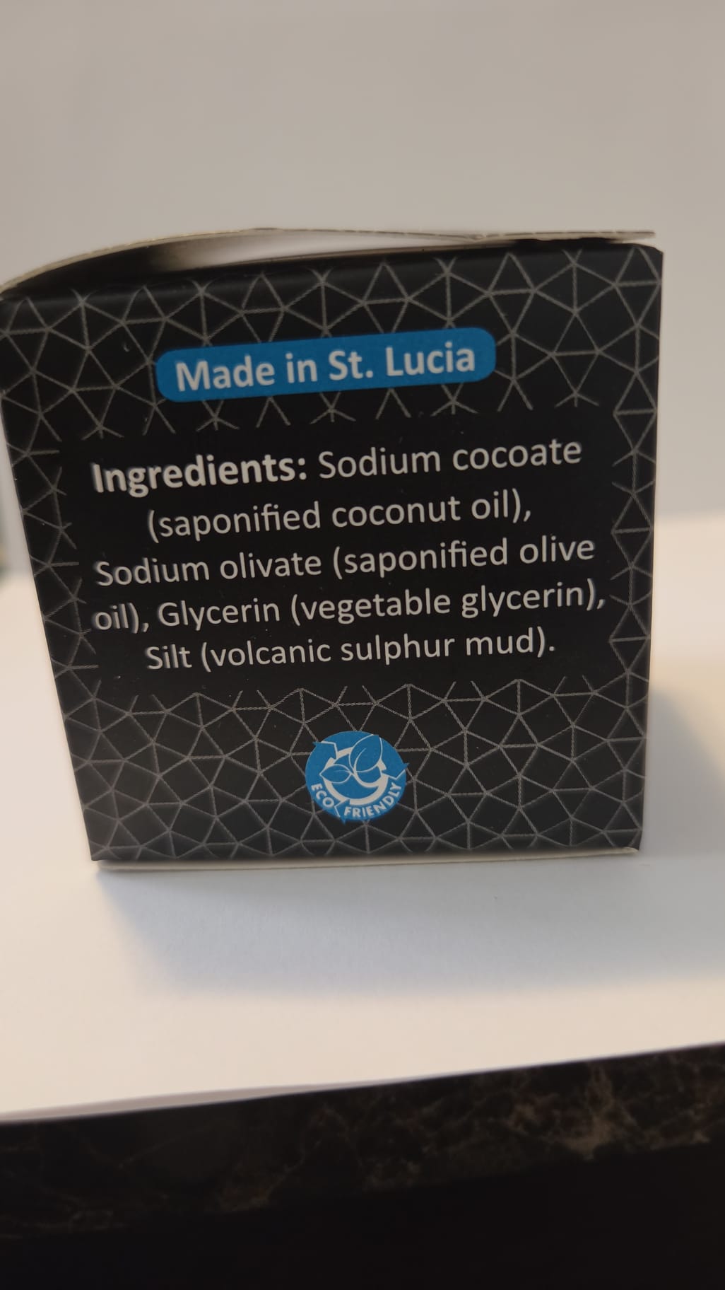 Volcanic Sulphur Mud Soap — Caribbean Blue Naturals, St. Lucia (85g) — Ships Today!