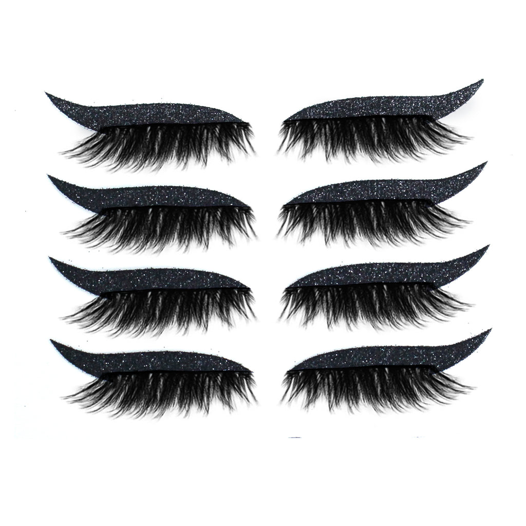 European And American Glitter Self-adhesive Eyeliner False Eyelash Stickers