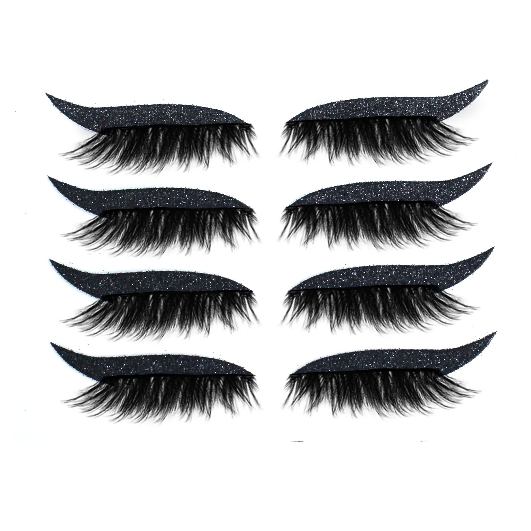 European And American Glitter Self-adhesive Eyeliner False Eyelash Stickers