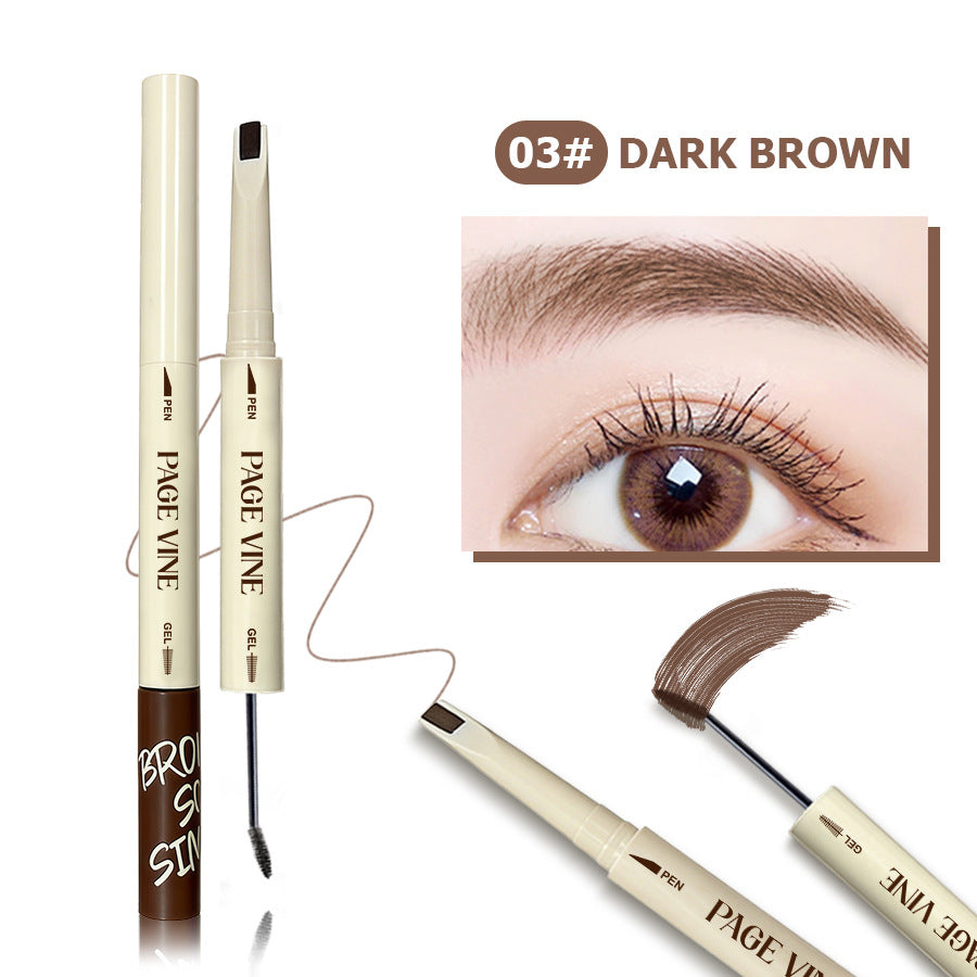 Double-ended Eyebrow Trimmer Liquid Mascara Brush