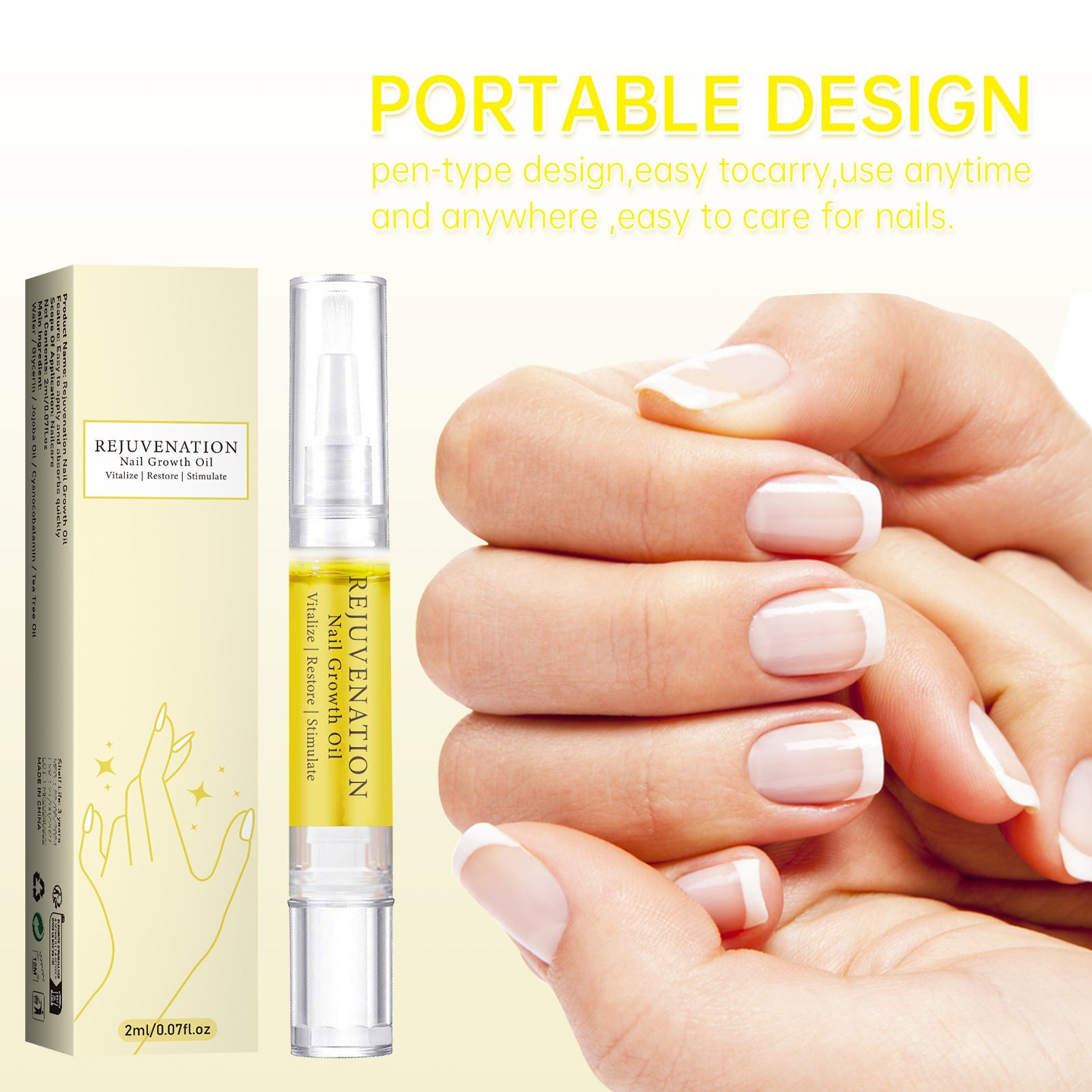 Nail Care Gift Set — Nail dryer Nail Tool Nail Dryer nai + Cuticle Care Nail Protector Pen 2ml