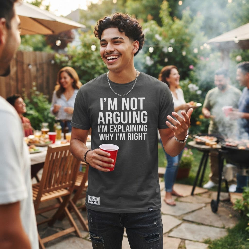 I'm Not Arguing I'm Explaining Why I'm Right — Premium T-Shirt | COLLIN CAMPELL product image