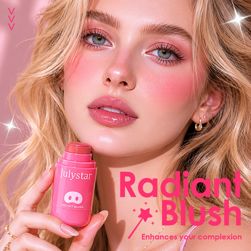 Moisturizing Water, Light Sense, Color Expansion, Natural Lip And Cheek Dual-use Powder Blusher Cream