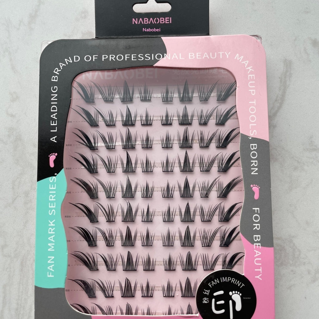 Glue-Free Cluster Eyelashes 80 Clusters Per Pack