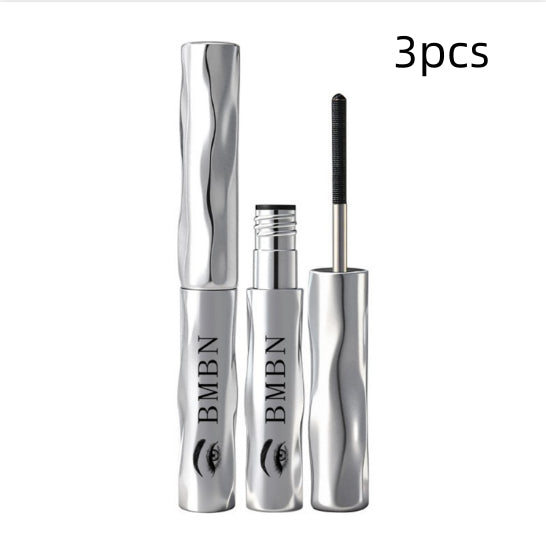 Silver Tube Mascara With A Curling Root
