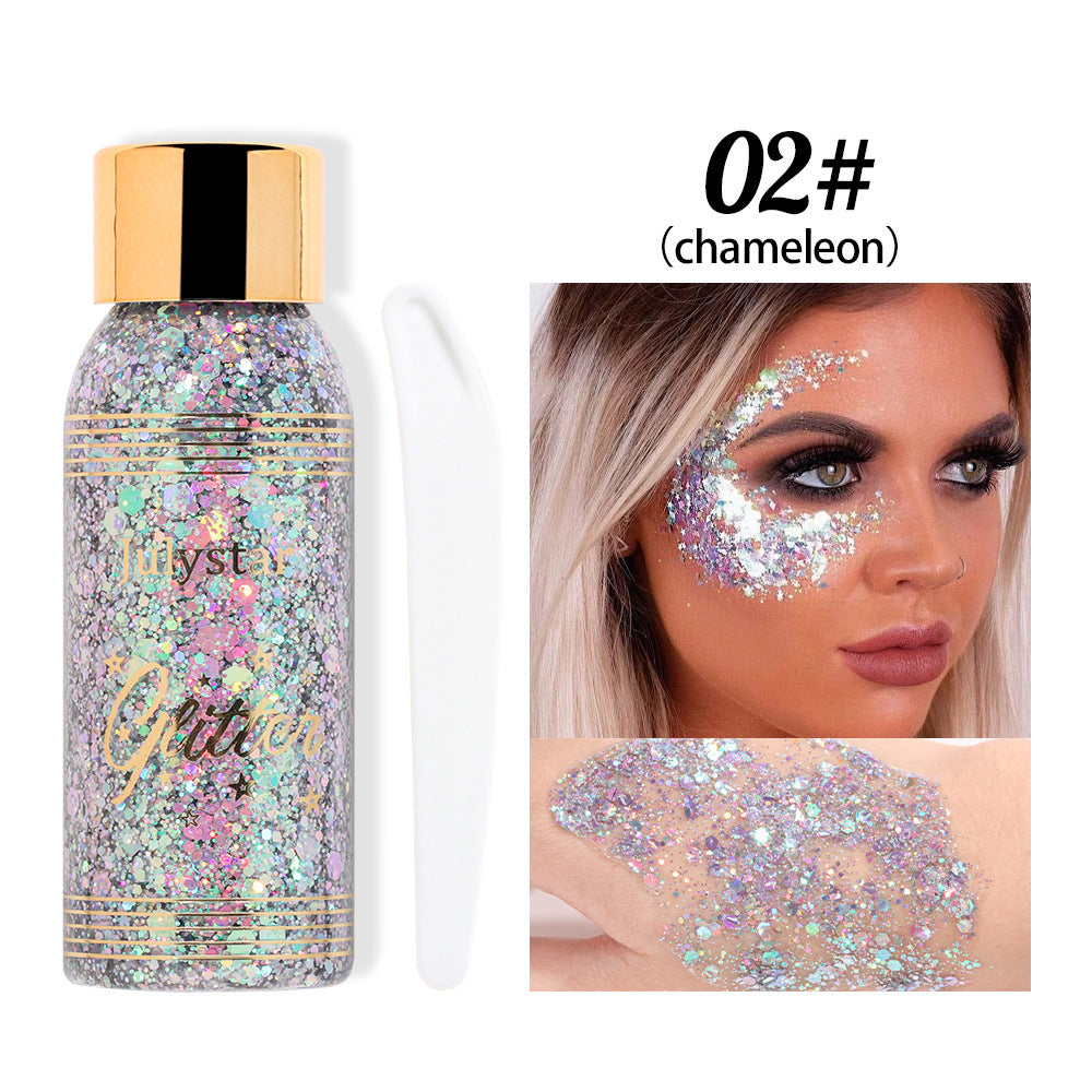 Makeup Gel Chameleon Shining Liquid Eye Shadow Stage Makeup Face Body Explosion Shining Eye Shadow