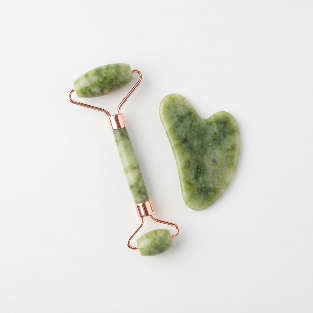 Jade Gua Sha Facial Set
