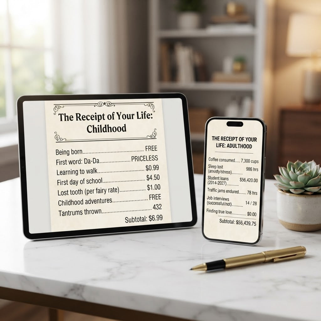 The Receipt of Your Life - 12 Receipts That Tell Your Entire Story