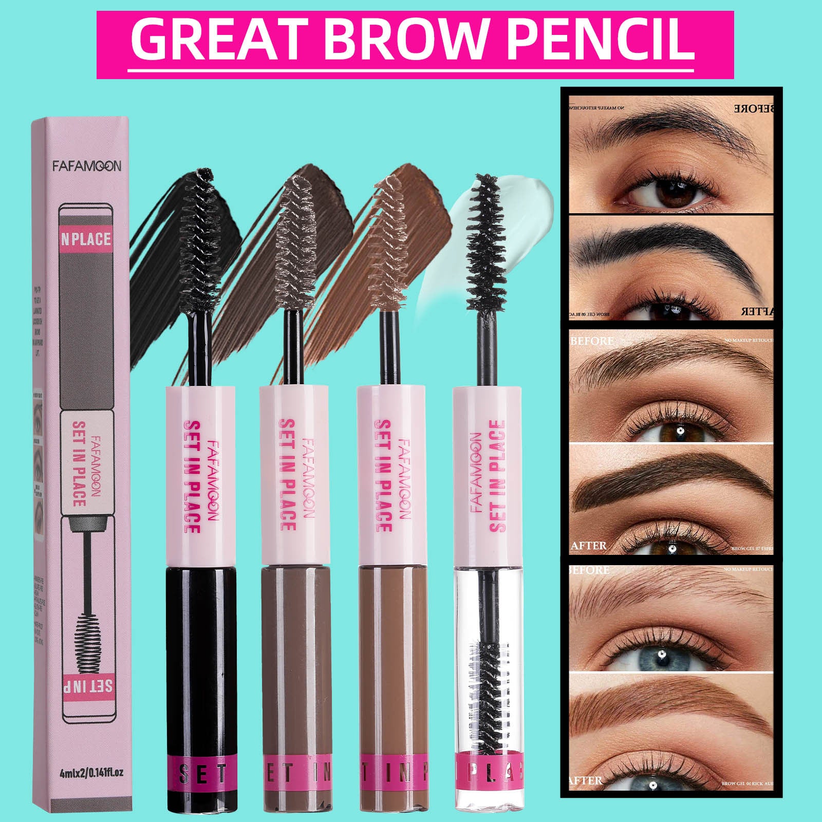 Setting Brow Cream Liquid Transparent Gel