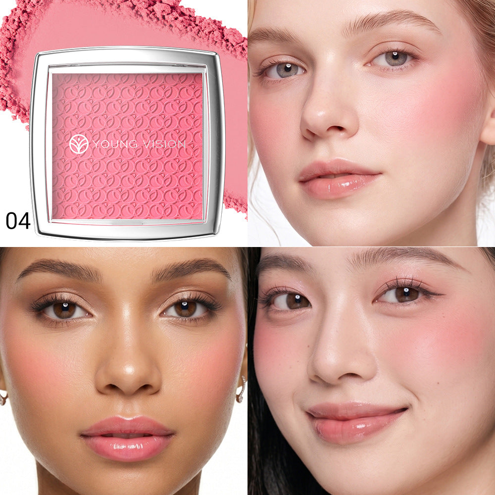 7-Color Soft Mist Embossed Blush Palette