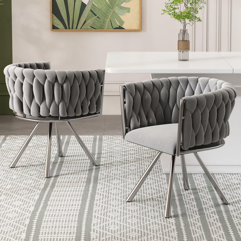 Luxury 6-Chair Velvet Dining Set — Premium Home Collection