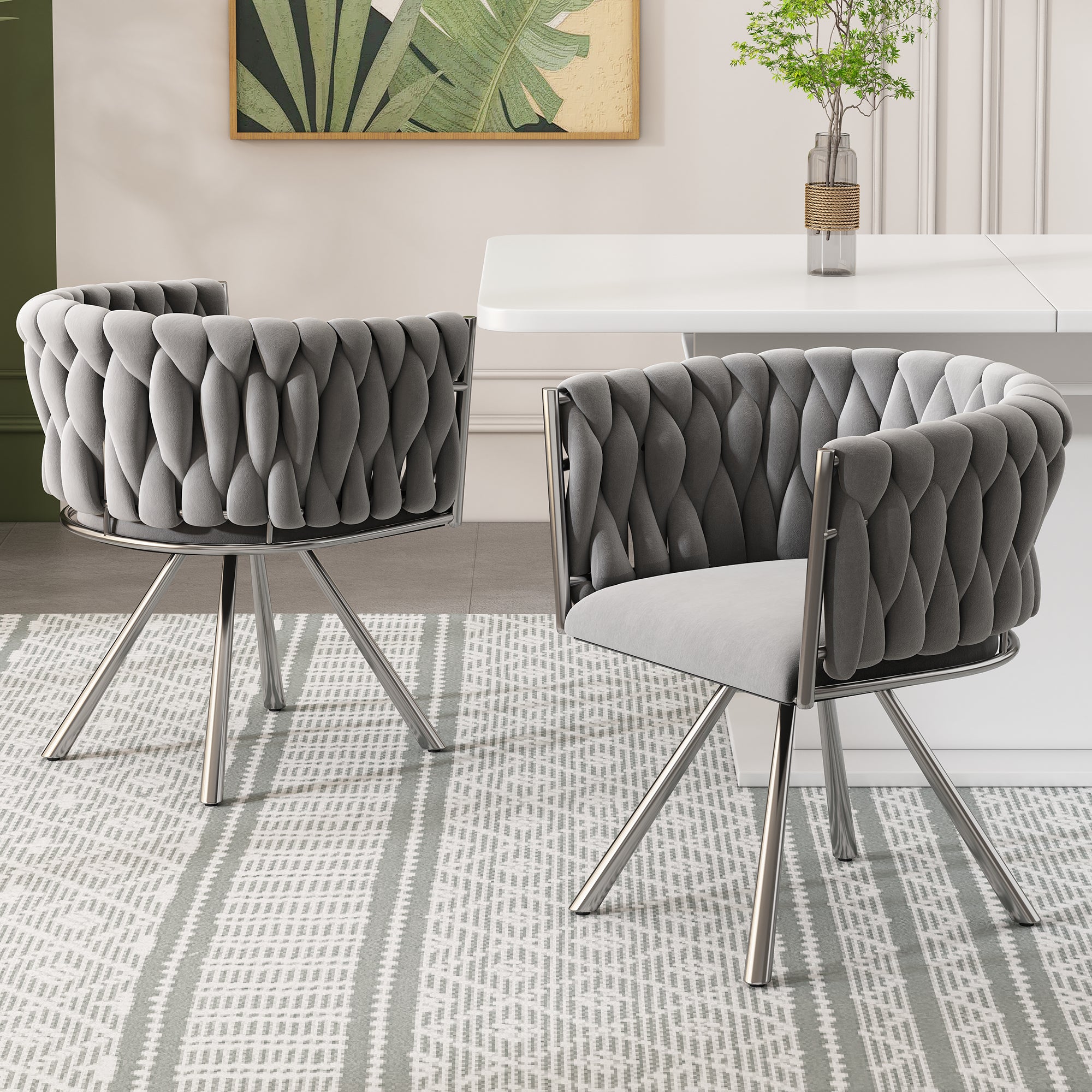 Luxury 6-Chair Velvet Dining Set — Premium Home Collection