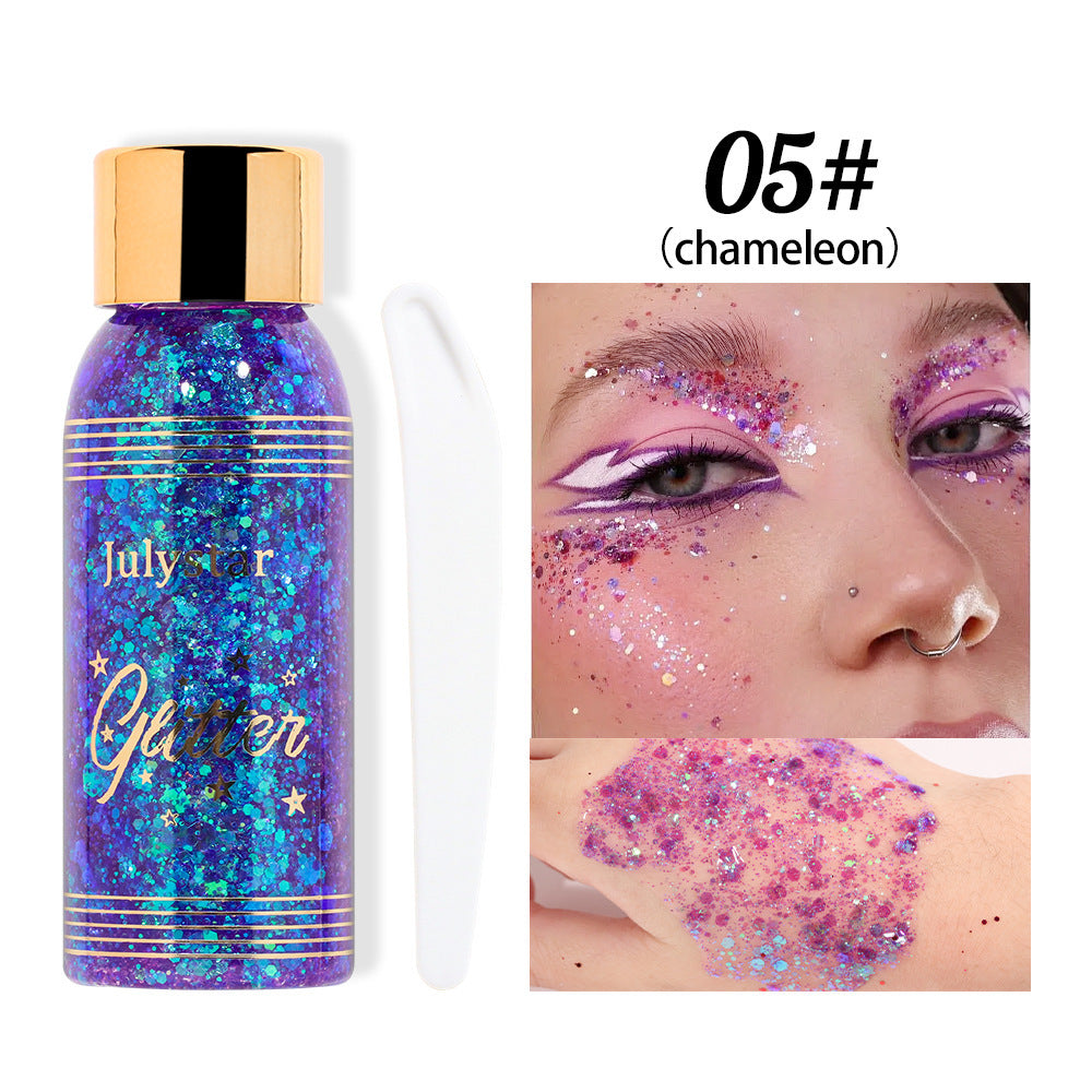 Makeup Gel Chameleon Shining Liquid Eye Shadow Stage Makeup Face Body Explosion Shining Eye Shadow