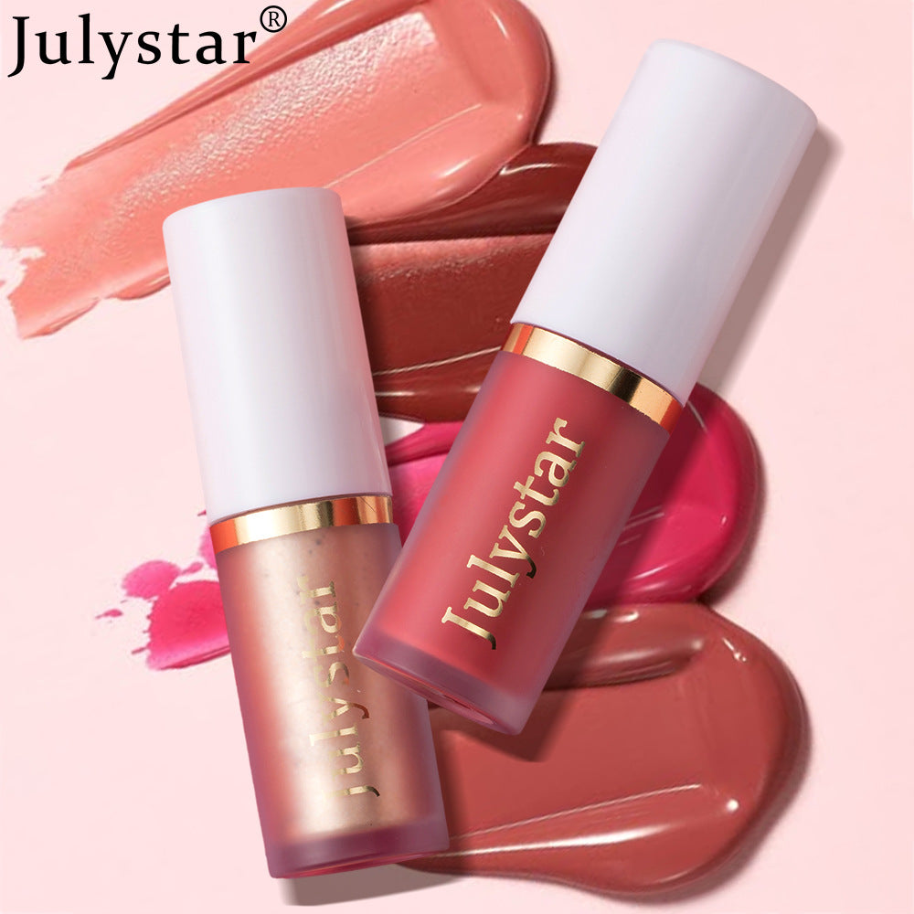 Facial Rouge Powder Blusher Lotion Lasting Pearly Lips Brightening Natural