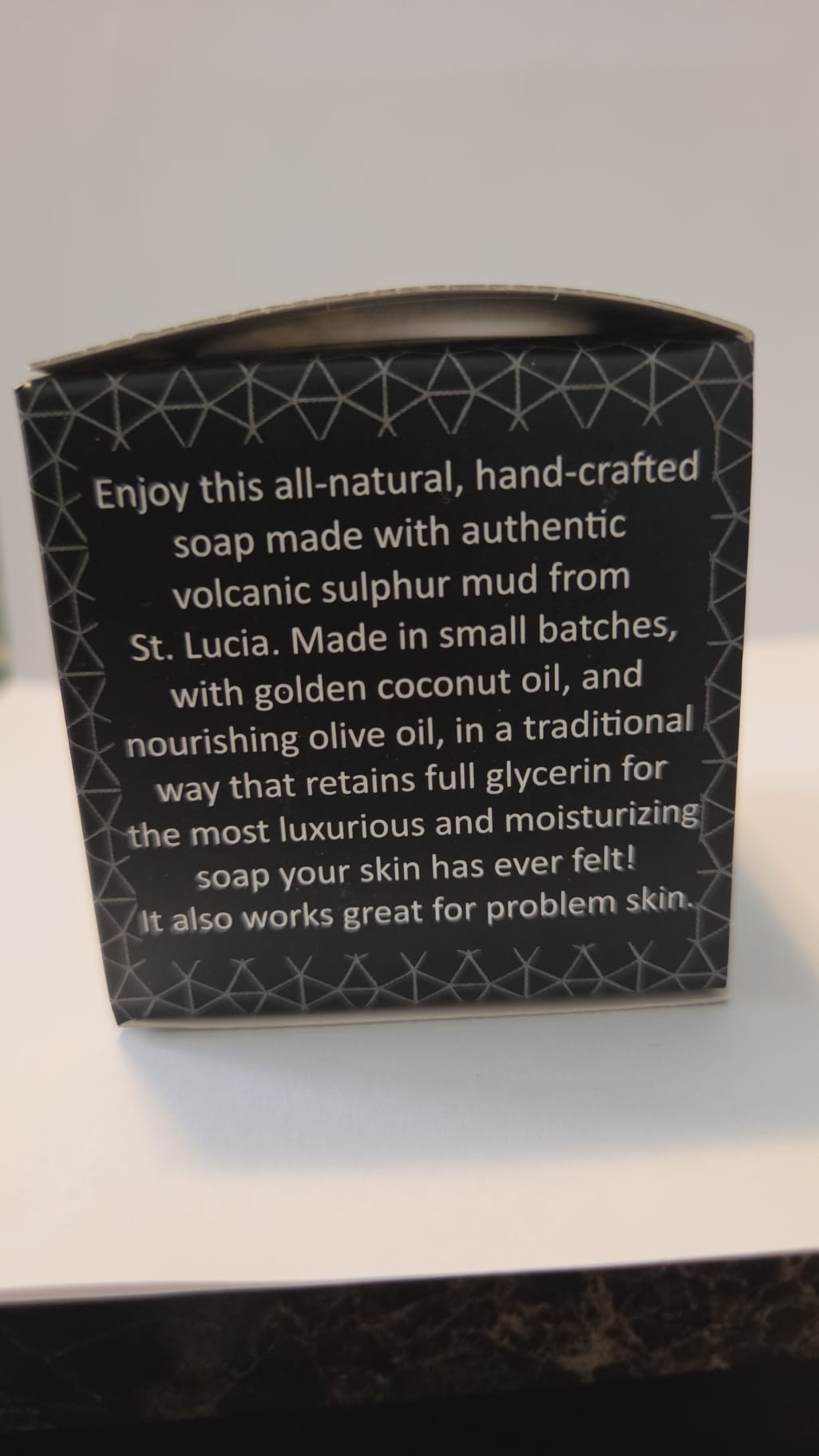 Volcanic Sulphur Mud Soap — Caribbean Blue Naturals, St. Lucia (85g) — Ships Today!