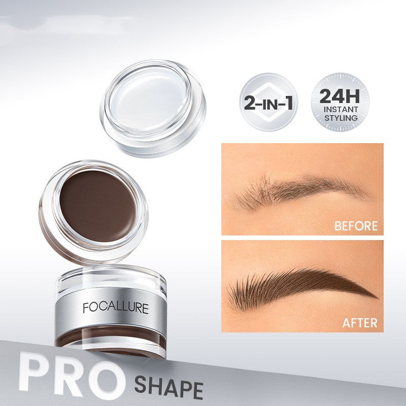 Double Layer Brow Cream Eyebrow Soap