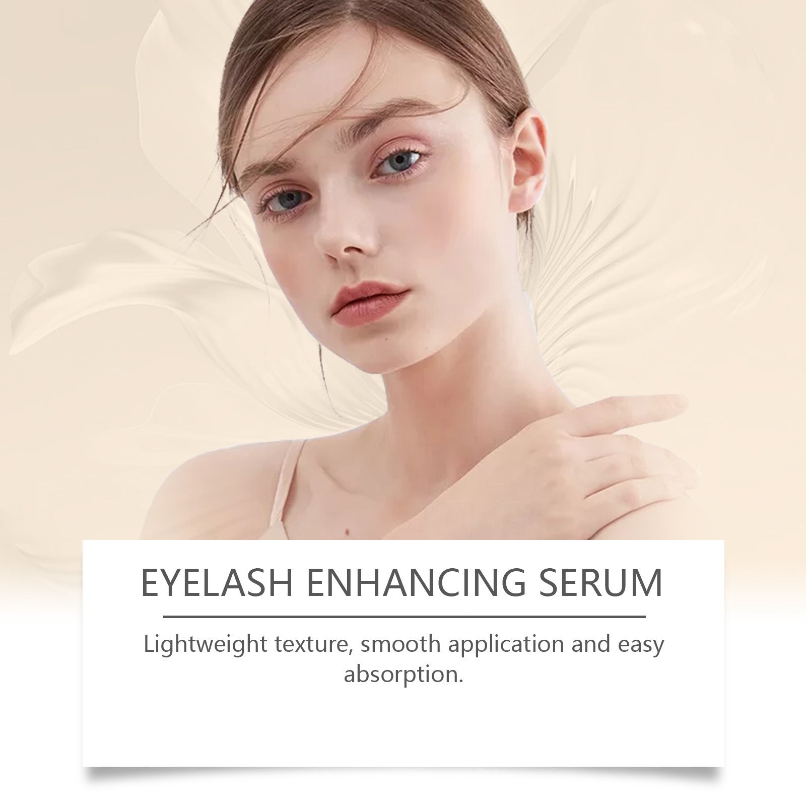 Eyelash Serum Naturally Styles Lashes Long-Lasting No Smudging