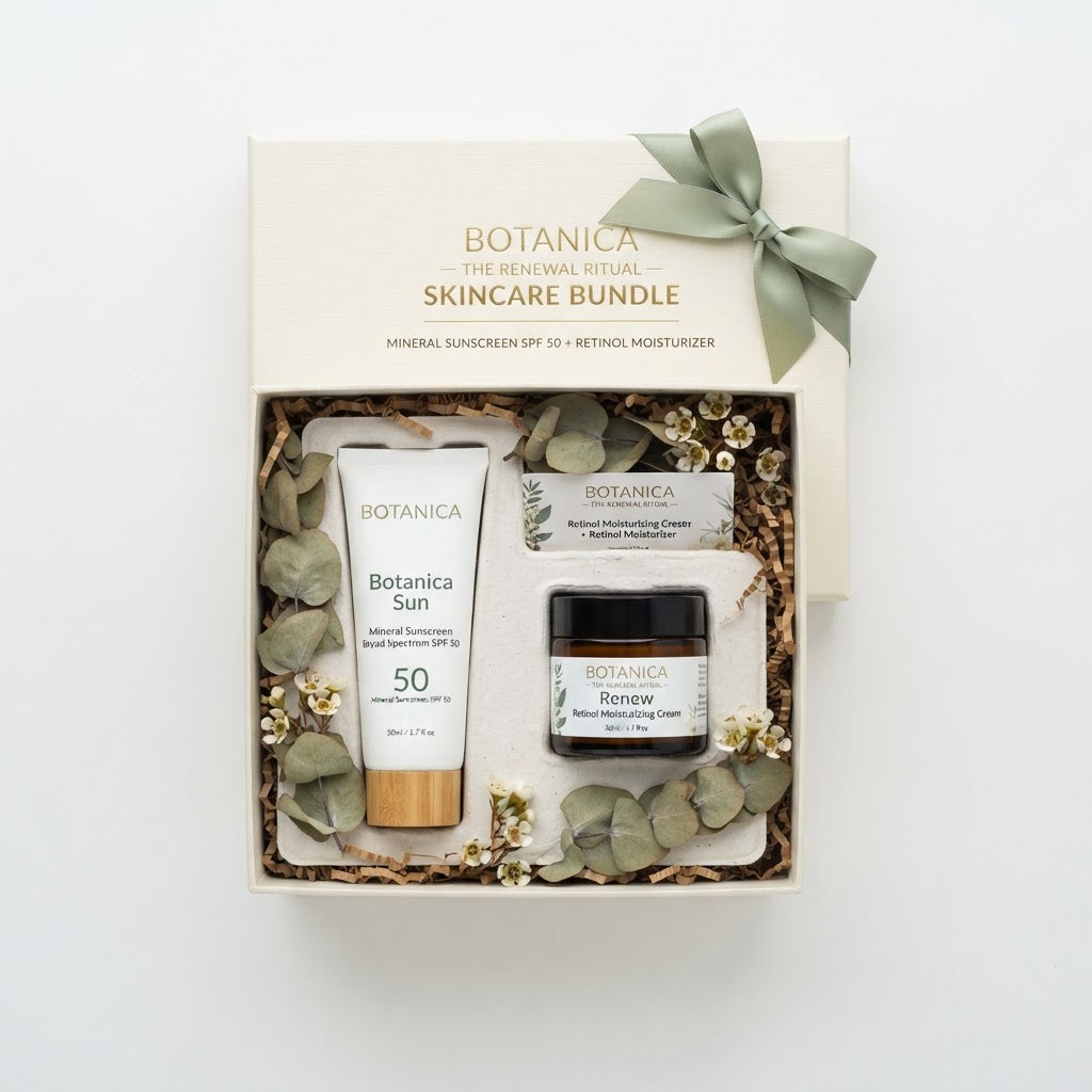Skincare Ritual Gift Set — Mineral Sunscreen SPF 50+ + Retinol Moisturizing Cream