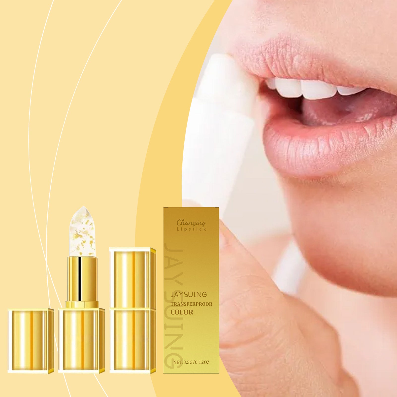 Gold Leaf Color-Changing Moisturizing Lip Balm 3.5g